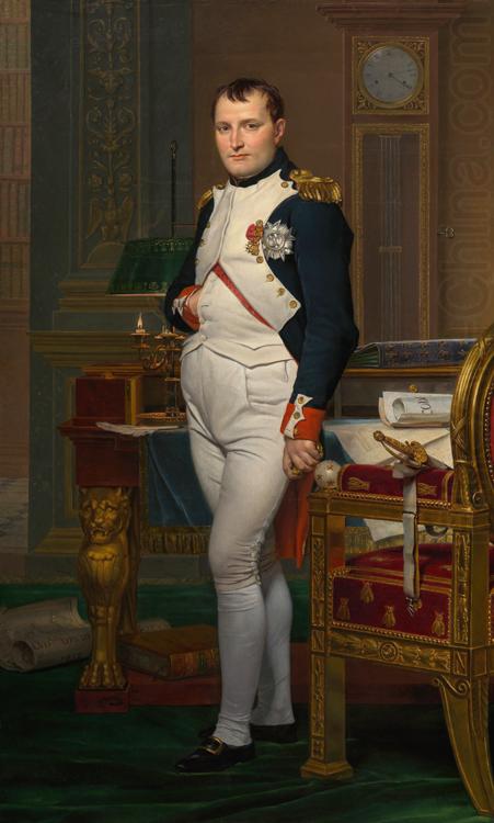 Napoleon in his Study (mk08), Jacques-Louis David